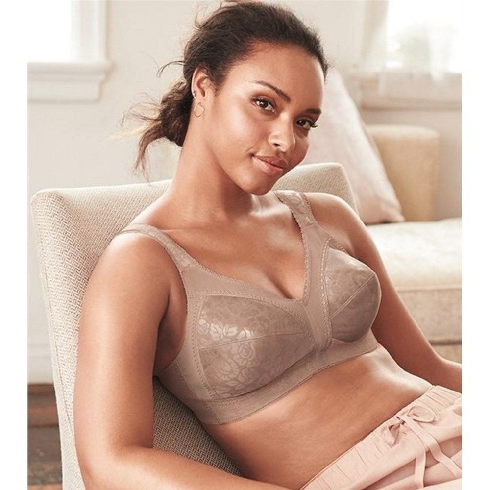 NWOT Playtex 18Hour 38G Original Comfort Strap Wirefree Bra 4693 MD Beige 108171